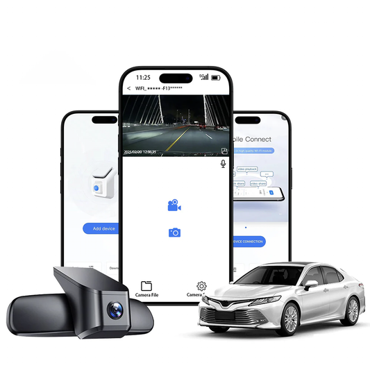 4K Dash Cam for Toyota,with STARVIS 2 Sensor, WiFi, App, Loop Recording, G-Sensor,  24H Parking Mode