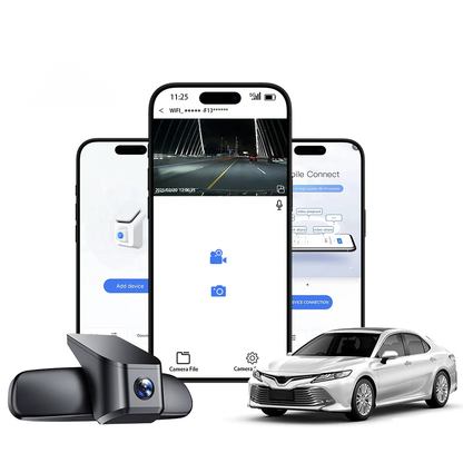 4K Dash Cam for BMW，with STARVIS 2 Sensor, WiFi, App, Loop Recording, G-Sensor,  24H Parking Mode