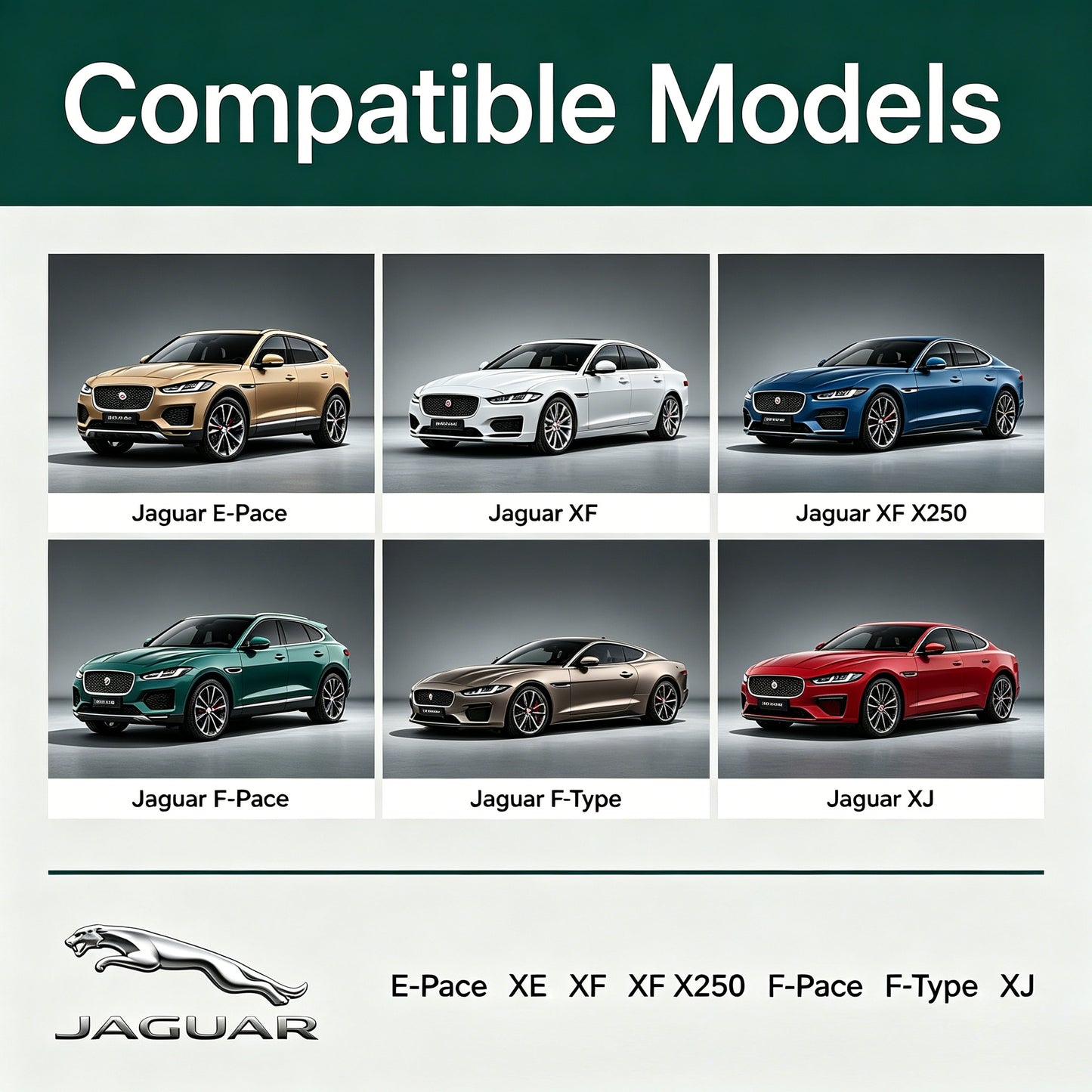 4K Dash Cam for Jaguar, WiFi, App, Loop Recording, G-Sensor,  24H Parking Mode