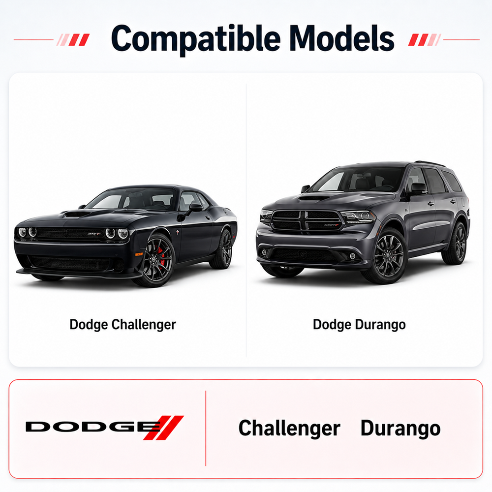 4K Dash Cam for Dodge，with STARVIS 2 Sensor, WiFi, App, Loop Recording, G-Sensor,  24H Parking Mode