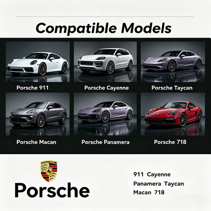 4K Dash Cam for Porsche,with STARVIS 2 Sensor, WiFi, App, Loop Recording, G-Sensor,  24H Parking Mode
