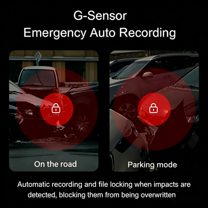 4K Dash Cam for GMC, with STARVIS 2 Sensor, WiFi, App, Loop Recording, G-Sensor,  24H Parking Mode
