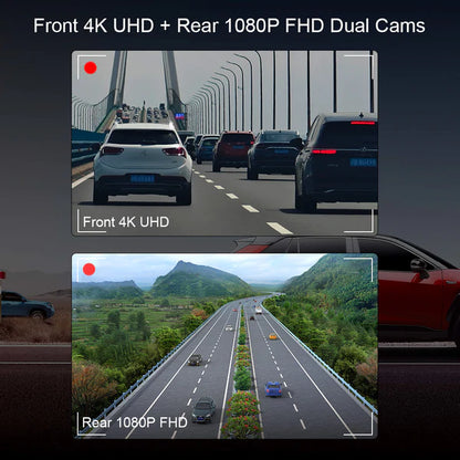 Toyota Camry 4K Dash Cam (2021-2026) | OEM Style Dual Channel