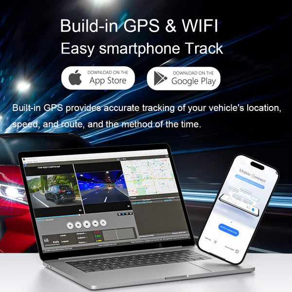 Toyota Camry 4K Dash Cam (2021-2026) | OEM Style Dual Channel